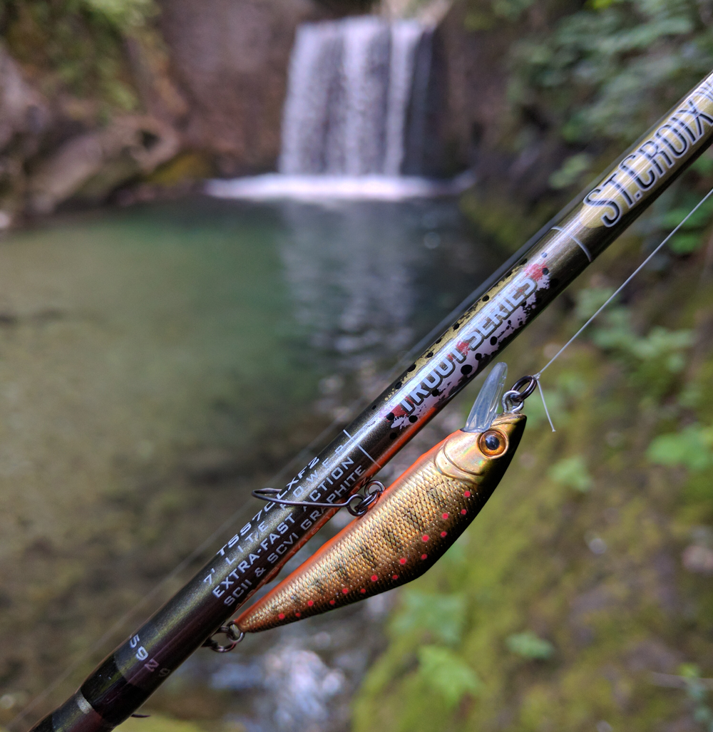 attrezzatura pesca trota torrente