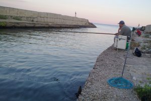 pescatore in foce